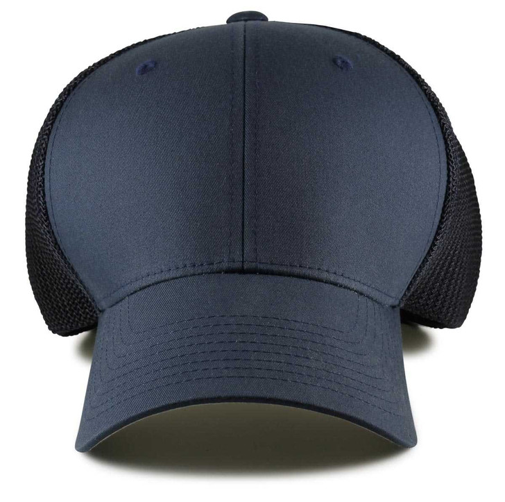Trucker for Big Heads Front - Navy