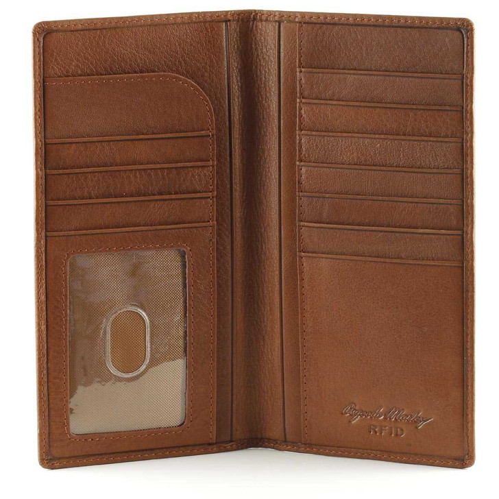 RFID Secretary Wallet - Brandy