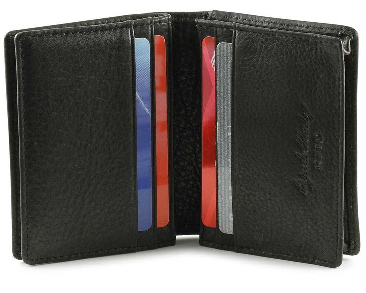 Osgoode Marley Gusset Card Case with Extra Page Open