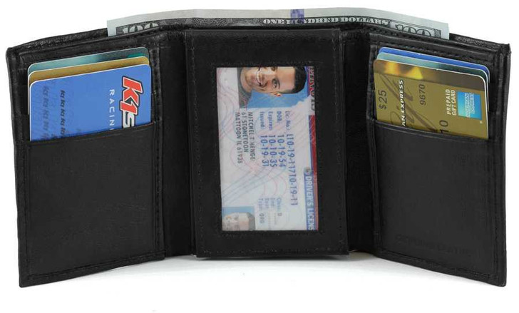 Trifold Leather Wallet