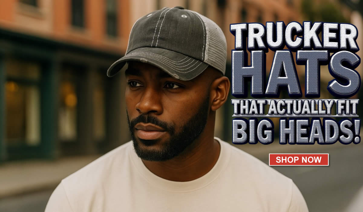 Hats for Big Heads up to Size 9 1/4, No Tight Fit | Lamood