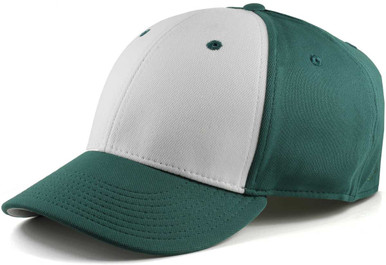 Sportflex XL/XXL Baseball Caps for Big Heads - Green/White
