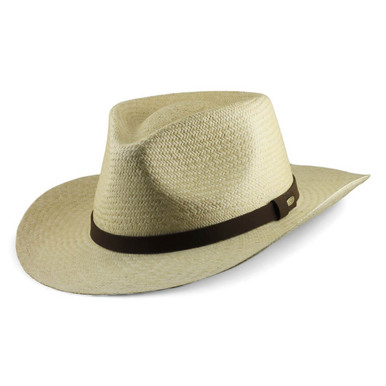 XXL Panama Hat for Large Heads - Straw Outback