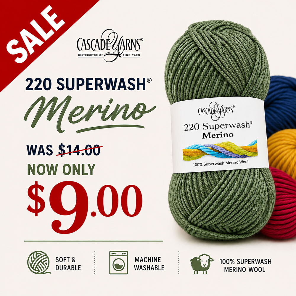 Cascade 220 Superwash Merino