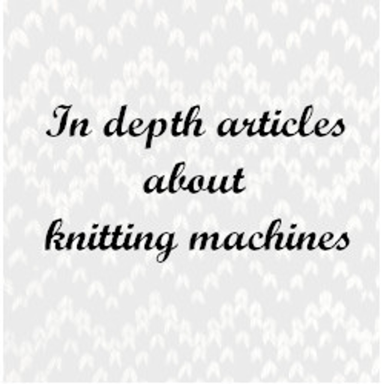 Different Types of Knitting Machines You Should Learn About