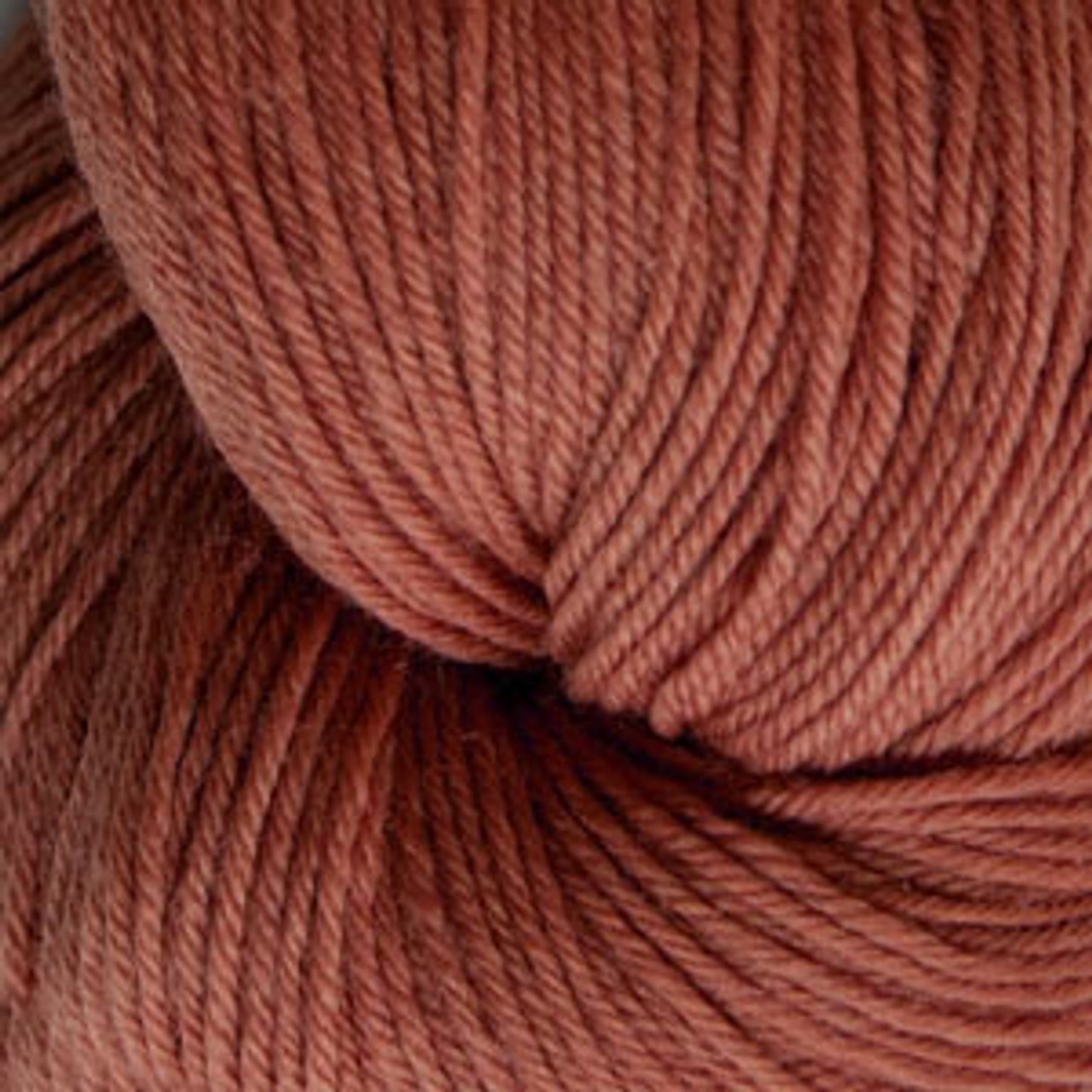 I Love This Yarn in Cinnamon Color, Brown Acrylic Yarn 