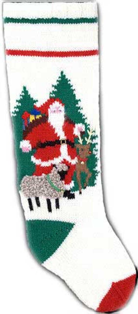 Googleheims Christmas Stocking Kit for Knitting Through The Woods