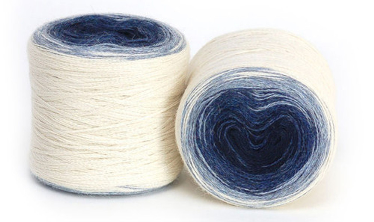 HiKoo Yarns - Concentric Gradient - Baby Alpaca - Shades of Blue 1029