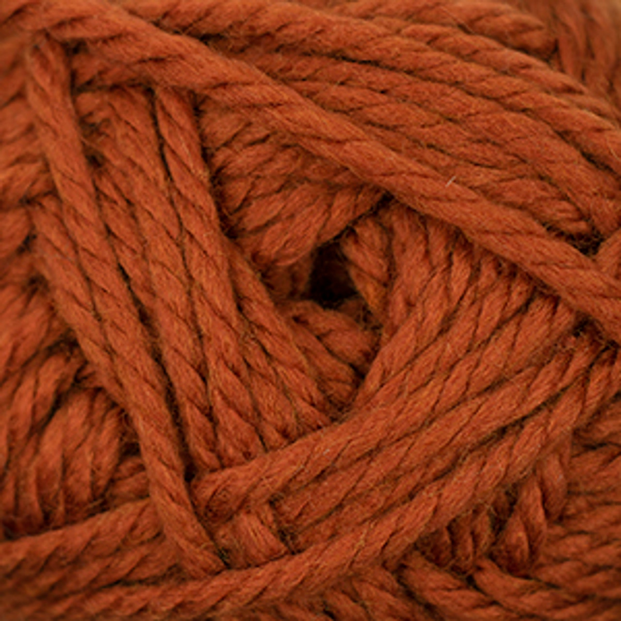 Spiry Wool fashion yarn, burnt orange, lot of 2 (110 yds each)