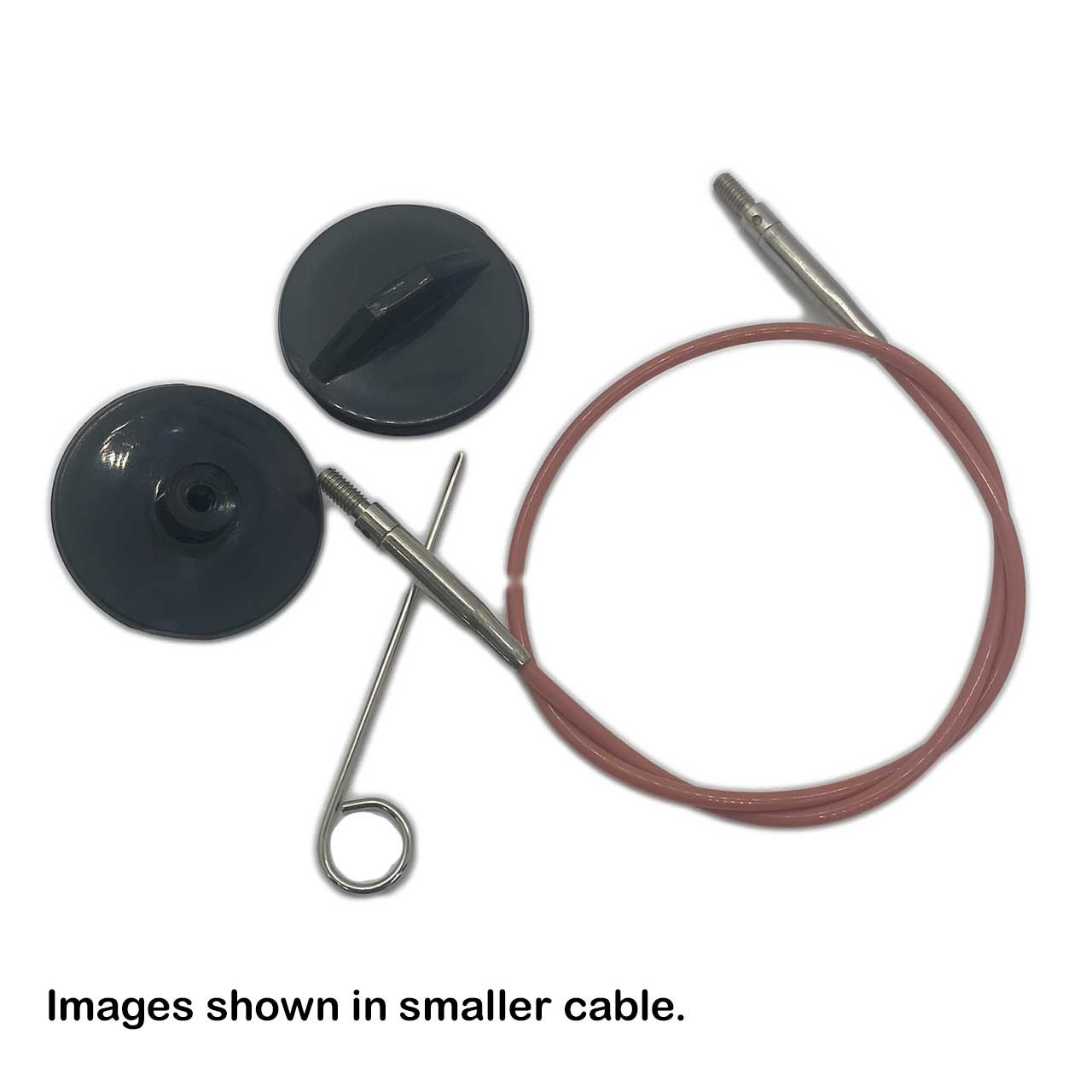  Lykke Interchangeable Cord 16-Inch (40cm) Black for