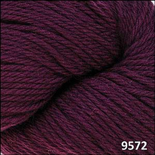 Closeup of Cascade Yarns - 220 Peruvian Wool - Cabernet 9572