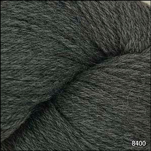 Closeup of Cascade Yarns - 220 Peruvian Wool - Charcoal Grey 8400