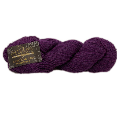 hank of Cascade Yarns - 220 Peruvian Wool - Heather 2420 