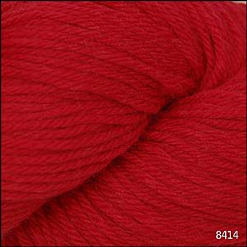 Closeup of Cascade Yarns - 220 Peruvian Wool - Red 8414