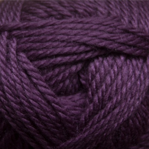 Closeup of Cascade Yarns - Cherub Aran - Wood Violet 57