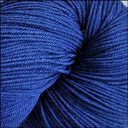 Closeup of Cascade Yarns - Heritage Silk - Marine Blue 5603
