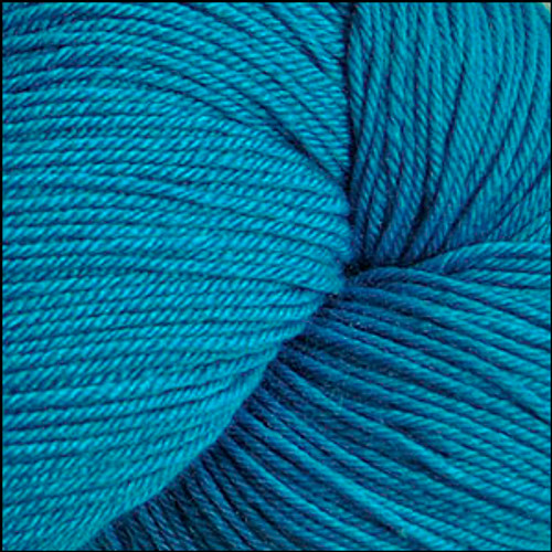 Closeup of Cascade Yarns - Heritage Silk - Turquoise 5626