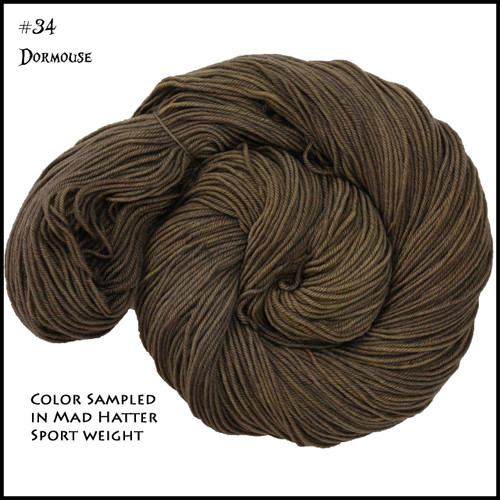 Frabjous Fiber: Wonderland Yarns - Luminous Collection: Cheshire Cat - Dormouse 34