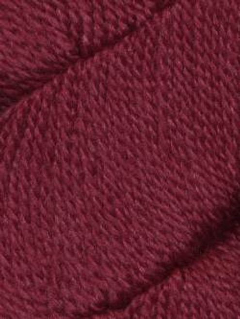 Closeup of Mirasol Yarns - Sulka Legato - Burgundy 44