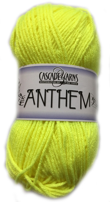 ball of Cascade Yarns - Anthem - Neon Lemon 61