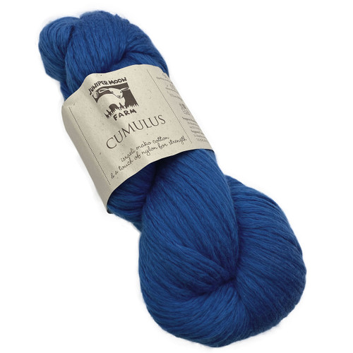 hank of Juniper Moon Cumulus Yarn - Lapis Lazuli 46