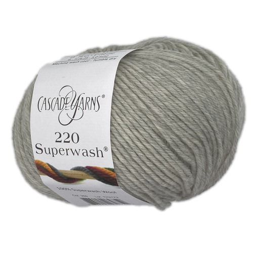 ball of yarn of Cascade 220 Superwash - Aspen Heather 359