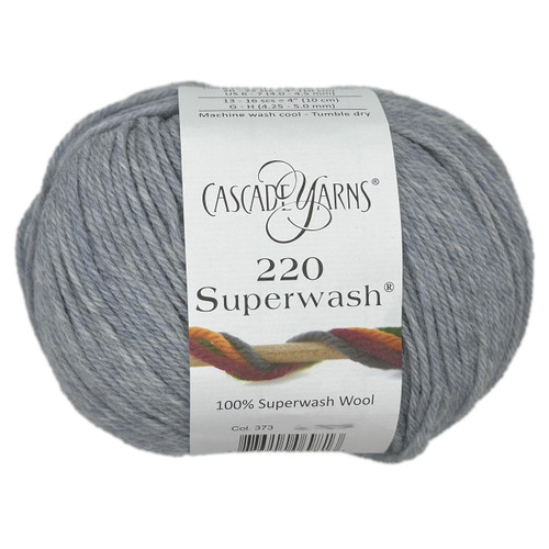 ball of yarn of Cascade Yarns - 220 Superwash - Indigo Frost Heather 373