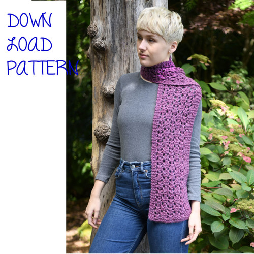 Free Pattern Cascade 220 Grande Pattern - Lacy Scarf C382 