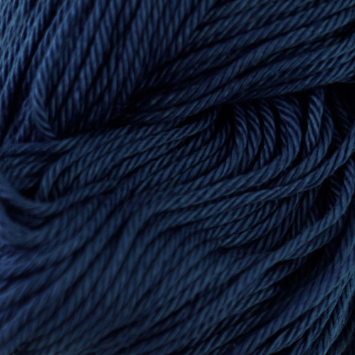 Manufacturer's closeup image of Cascade Yarns Noble Cotton - Dark Blue 57