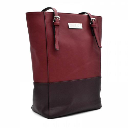 Lykke Lyra Vegan Leather Project Tote - Maroon