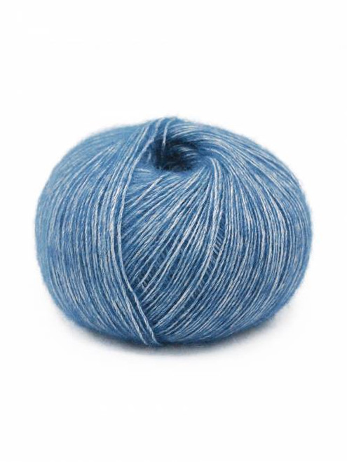 manufacturers image of Mirasol Yarn Inka, Aquamarine 14, a soft yet rich dusty blue