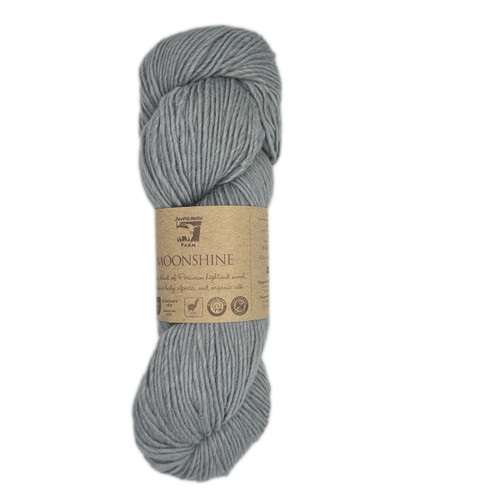 Our image of a hank of Juniper Moon Farms Yarn Moonshine in Silver Dew 01
