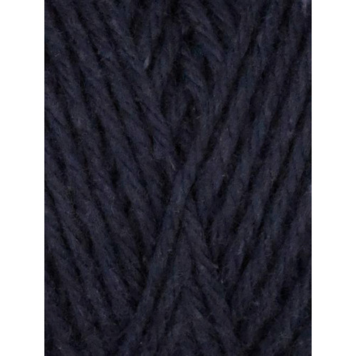 Our closeup of Queensland Collection Yarn - Coastal 100% Cotton - Dusk Dark Midnight 1036