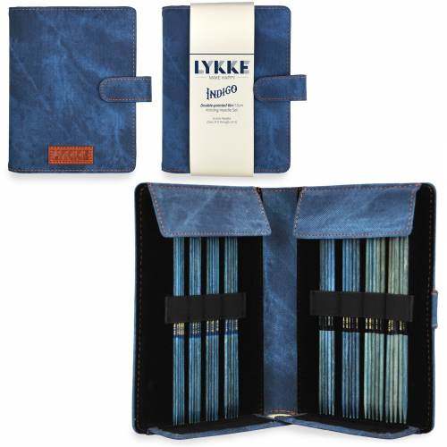 Lykke Indigo 6" Double Point Needles US 0-5