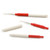 image of Skacel Crochet Hook #16 .6mm w/ cap with cap on and cap off