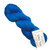 hank of Artyarns Silky Twist bulky yarn in Intense Blue N36D, 80% superfine merino, 20% silk 