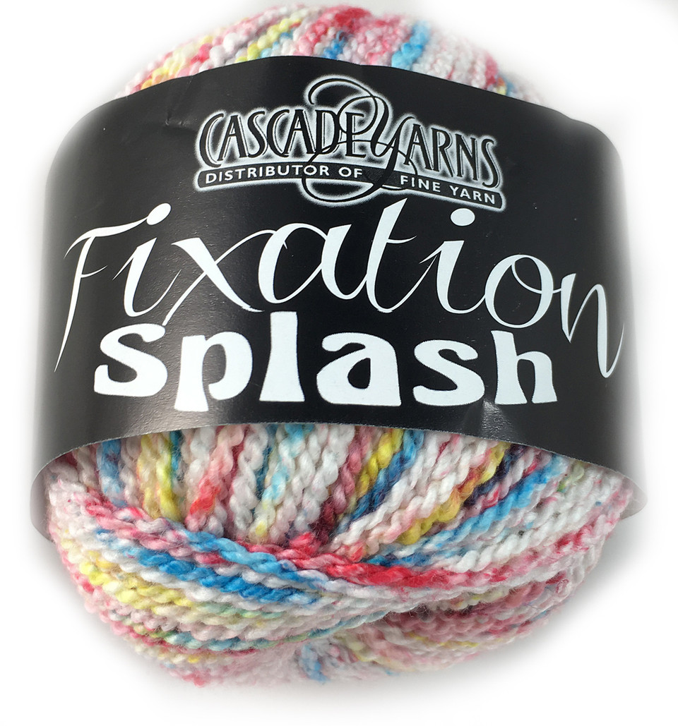 Cascade Fixation YarnSplashPrimary 101Cotton Lycra blend no wool!