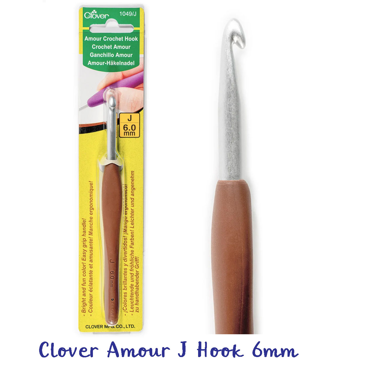 Clover Amour Crochet Hook J (6.0mm) #1049
