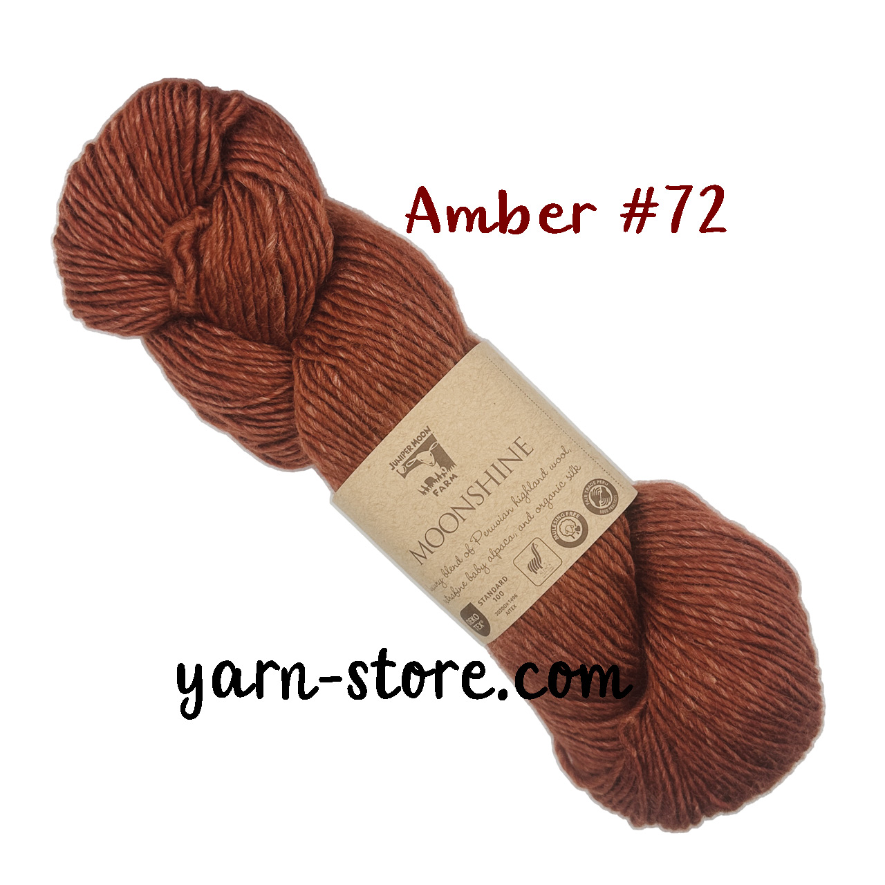 【新品】MOON TREE PLANET - ZUKIN brown Juniper Moon Farms Yarn Moonshine Amber 72