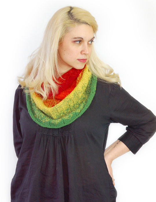 Concentric Chevron Cowl Pattern