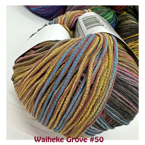 Fil à Tricoter Queensland Collection Cairns - Coton/Acrylique - 190 Yds/100g - Bandes Auto-rayées Multicolores