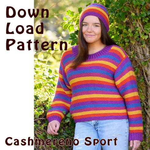 Ella Rae Cashmereno Sport - Judy Pattern