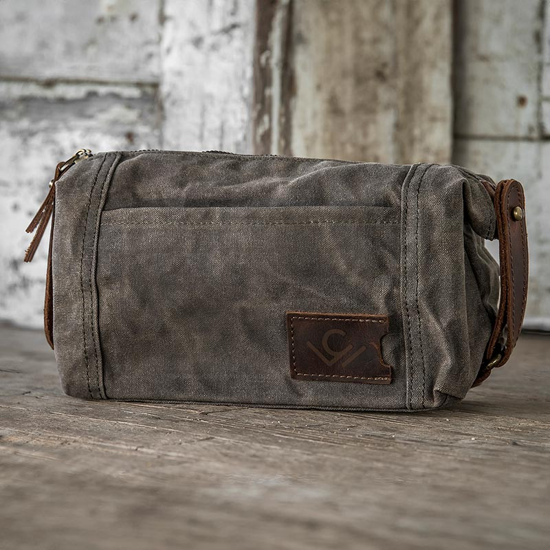 Waxed Canvas Dopp Kit - [Consumer]Cole Wheeler