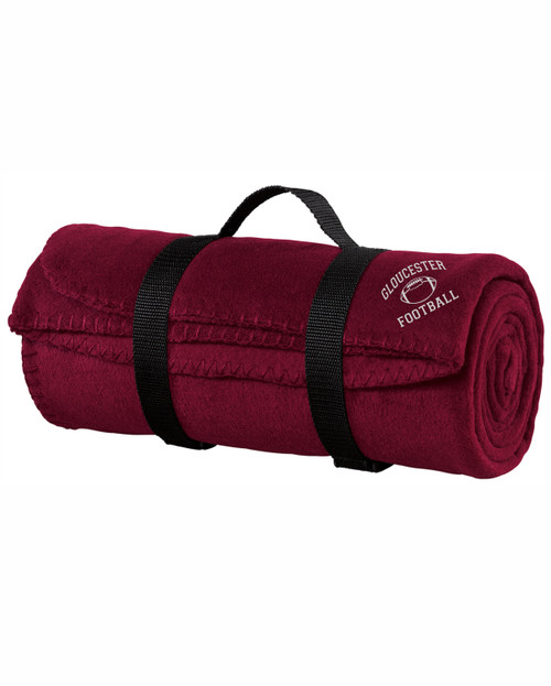 GHS Football Fleece Blanket with Strap