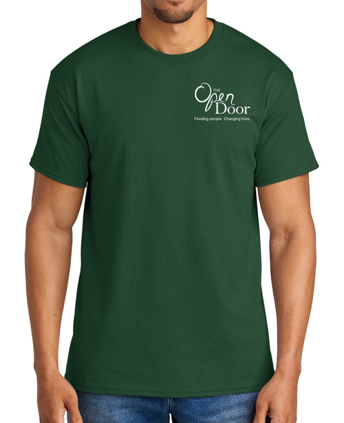 The Open Door - Feeding People. Changing Lives Tee.