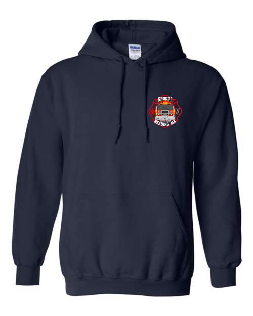 Reading Fire Department - Group 1 Youth and Adult Hooded Sweatshirts