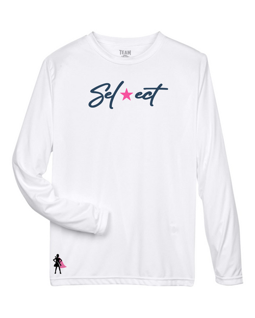 Select - Two color design - Performance Long Sleeve Tees Youth and Adult