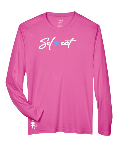 Select - Two color design - Performance Long Sleeve Tees Youth and Adult
