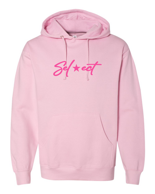 Select - pink logo - Hooded Sweatshirts Youth and Adult