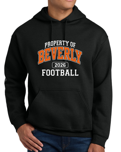 Property of Beverly High School Football Hooded Sweatshirt
